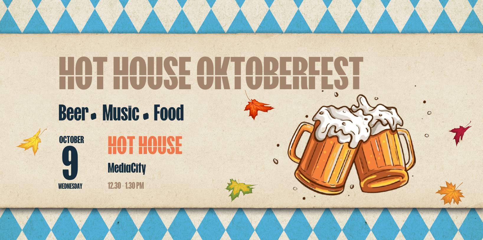 HOT HOUSE OKTOBERFEST - 9TH OCTOBER